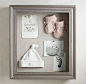 Antiqued Pewter Wood Shadowboxes: 