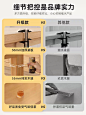 客厅大长书桌实木腿去客厅化大桌子工作台家用电脑桌办公桌学习桌-tmall.com天猫