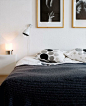 black & white bedroom by traci