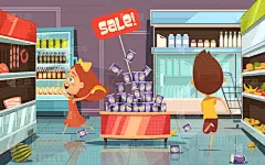 商店,儿童,男孩,华丽的,姐妹,兄弟,计划书,传单,图像