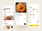 Food App lunch dinner ordering app food and drink delivery app delivery service delivery food app food iphone home page interface concept mobile design ios app shakuro ux ui