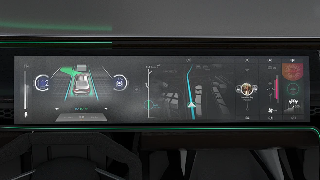 Line Cockpit Concept-花瓣网
