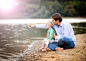 Father and son by the lake by Jozef Polc on 500px