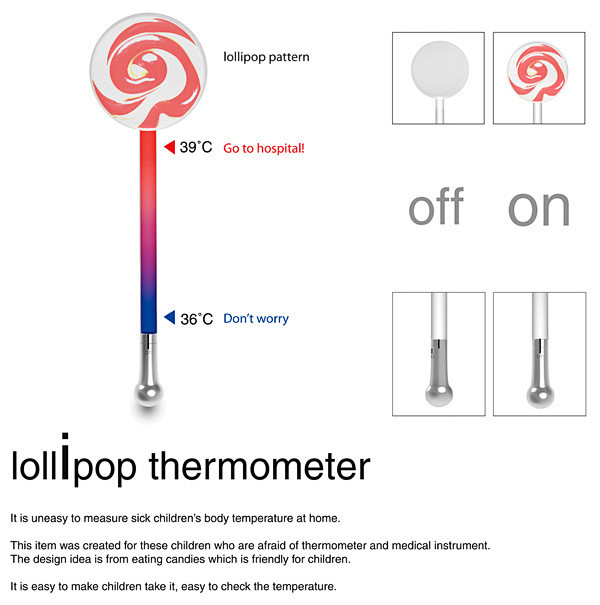 棒棒糖温度计