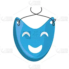 戏剧表演,插画,蓝色,分离着色,白色,矢量,图像,标志,抽象