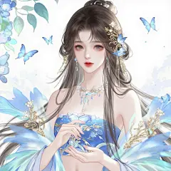 网红小红书手绘唯美古风女头像-LoRA-源源-LiblibAI