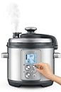 @brevilleusa launches game-changing electric pressure cooker.  Sold exclusively through @surlatable: 