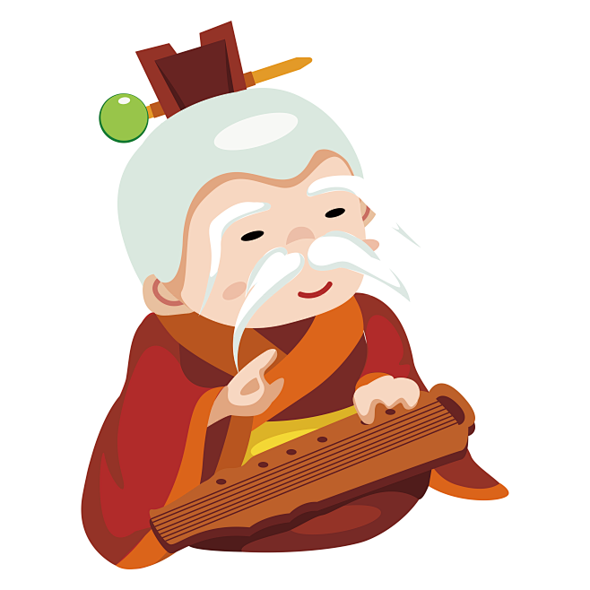 洛阳周公庙文创 周公抚琴