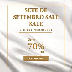 Luxurious Brazil Lover's Day Festival Promotion Ecommerce Product Image
