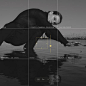 Black and White Fashion Minimalist Phone Focus Camera Mockup Instagram Post
