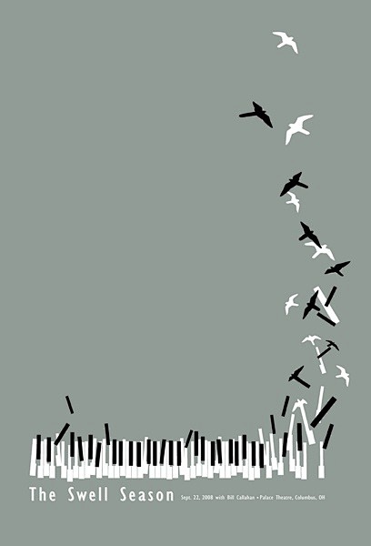 钢琴与飞鸟