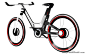 福特概念电动造型自行车设计方案 - 交通工具设计手绘 - 中国设计手绘技能网