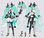 初音未来Magical Mirai 2019服装设定图... 来自日_推 - 微博