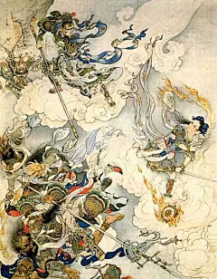 刘继卣《西游记》小人书插画:十万天兵