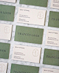 Marbury designed these business cards for Frances Loom, founded by Kelly Vittengl – a New York born, London based interior designer – who scours flea markets across the globe in search of extraordinary antique rugs. #businesscards #branding #typography #l