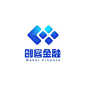 金融理财行业扁平简约logo