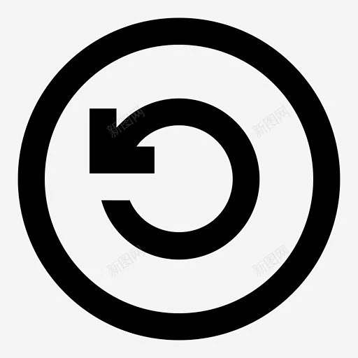 重复返回重置图标 标志 UI图标 设计图片 免费下载 页面网页 平面电商 创意素材-花瓣网