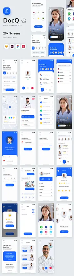 医疗健康APP/保险APP/美容/医院/医疗视觉-来自网络-精选采集@kaysar007