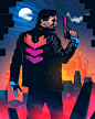 Trials of the Blood Dragon : BEWARE, overload of 80s inspiration in this feature from our mighty friend James White that recently released his participation as an Art Director consultant for the game