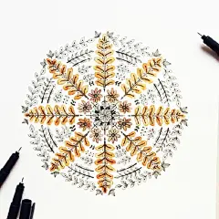 #CG原画#  希腊的插画家 Meni Chatzipanagiotou 的手绘作品，绘画的技巧加上丰富的想象力，让插画师的世界无奇不有。鲸鱼背上的房子，犹如宫崎骏的天空之城，那般美好~