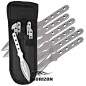 6 Throwing Knife Set With Pouch - NEW - SILVER WING 6 M : US $6.50 New in Collectibles, Knives, Swords & Blades, Fixed Blade Knives