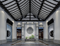 新中式祠堂 荷花 屏风 匾额 明清四合院 中国古建筑-CG模型网（cgmodel)-专注CG模型