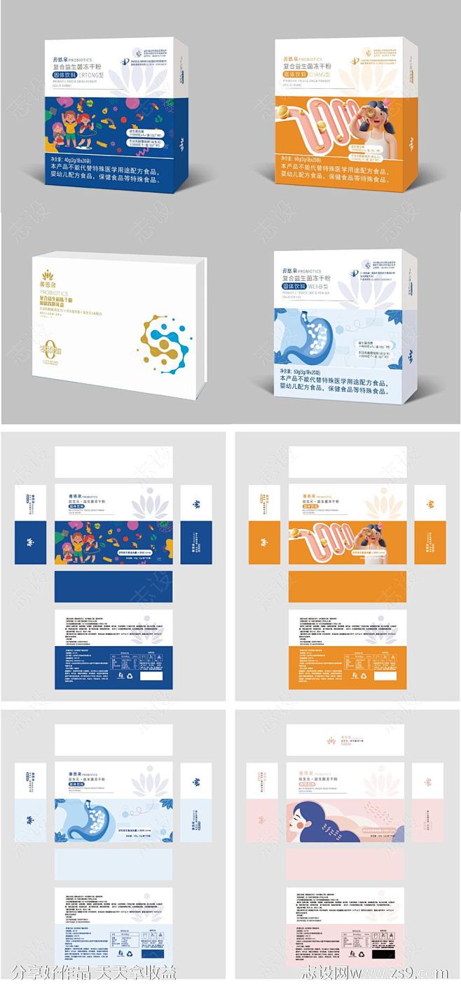 药品包装盒包装设计-源文件-志设网-zs...