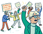 Usbek & Rica : Illustrations for French magazine Usbek & Rica