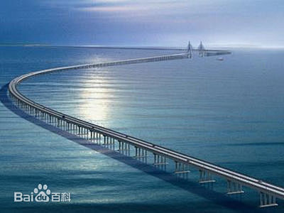 杭州湾跨海大桥是一座横跨中国杭州湾的跨海...
