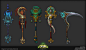 Legion Artifact Weapons, Calvin Boice : These are some of the artifact weapons I made for World of Warcraft: Legion.
