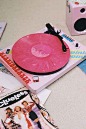 EP-33 Bluetooth Turntable With Speakers - Pinky Swear