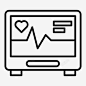 心电图机医生医疗图标 页面网页 平面电商 创意素材