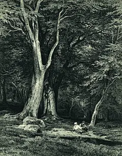 【美術世界】著名风景画家希施金(Ivan Ivanovich Shishkin)绘画作品(1)[36P] -  NO.1画室 - .