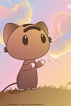 可爱顽皮猫高清壁纸