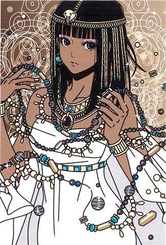 上条衿erikamijo插画埃及女皇