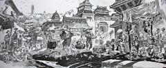 艾罗-利采集到场景 线稿