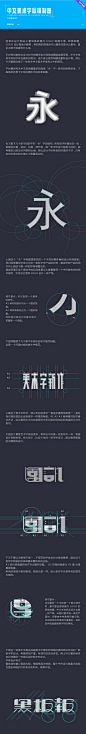 中文美术字标准制图 : 中文美术字标准制图