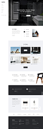 Hender - Architecture and Interior Design Agency PSD Template
