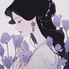 女生头像·紫