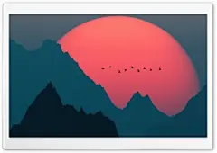 日落超高清壁纸4K UHD宽屏台式机，平板电脑和智能手机