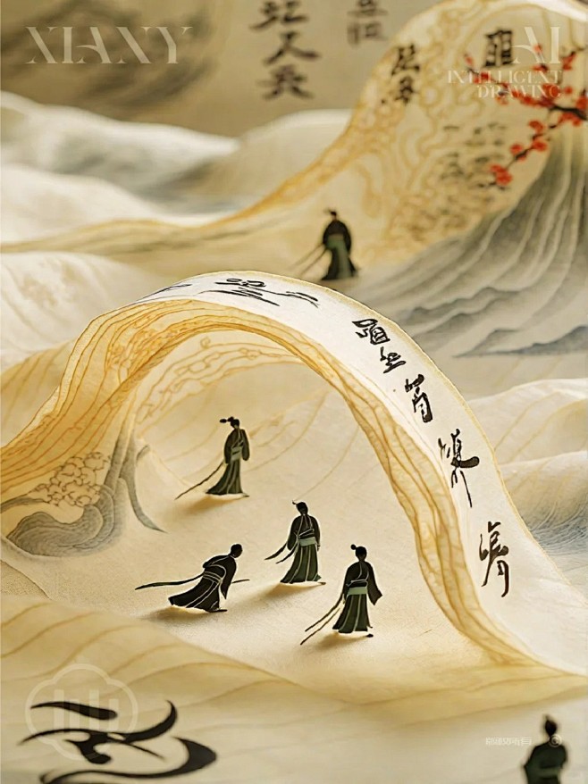 走在历史的长河｜国风美学_2_仙茵_来自...