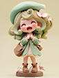 AI绘图 | 森林小女孩卡通3d角色