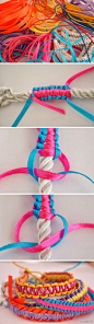 用丝带做条丝带手串吧。