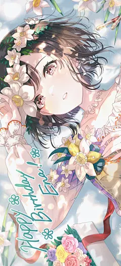 MAIRO  二次元少女   
动漫壁纸  花环