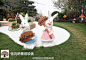 十一节前完工的“中南锦尚名苑”示范区情景化包装。 ​​​​