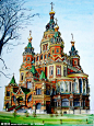 莫斯科红场圣巴西尔大教堂