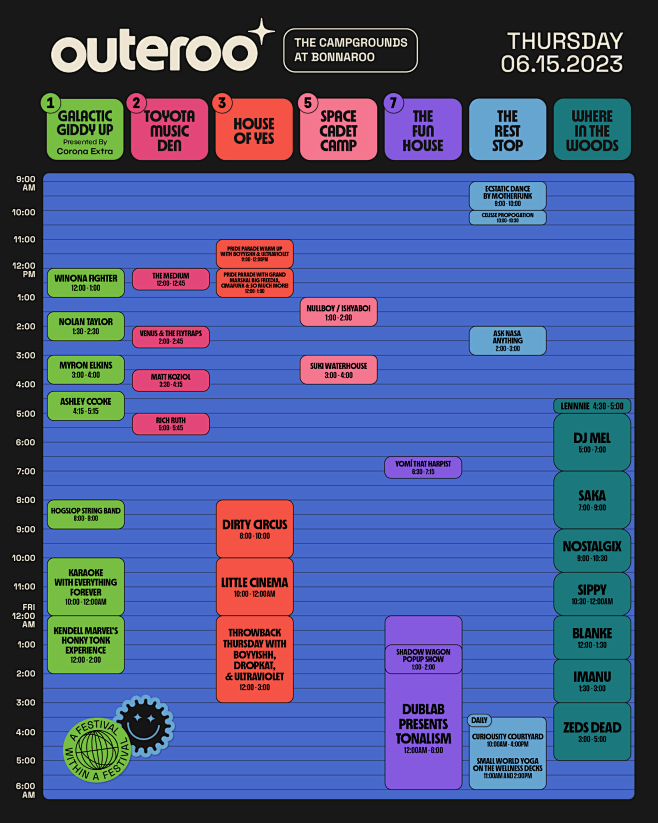 Schedule | Bonnaroo ...