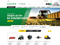 Shop of agricultural spare parts - ecommerce site equipment agricultural shop of agricultural spare parts ecommerce creative design unique design website ux ui web design design dribbble