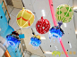 热气球&动物中庭吊饰