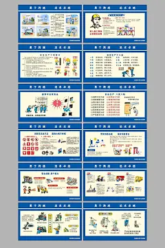 工地安全质量围挡海报